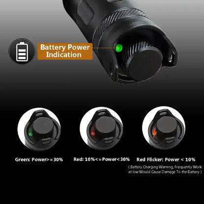 Battery power indicator for coyote light SPALE XH 06