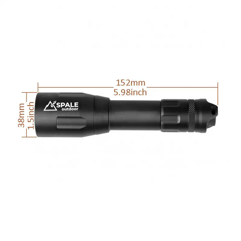 Compact size IR flashlight