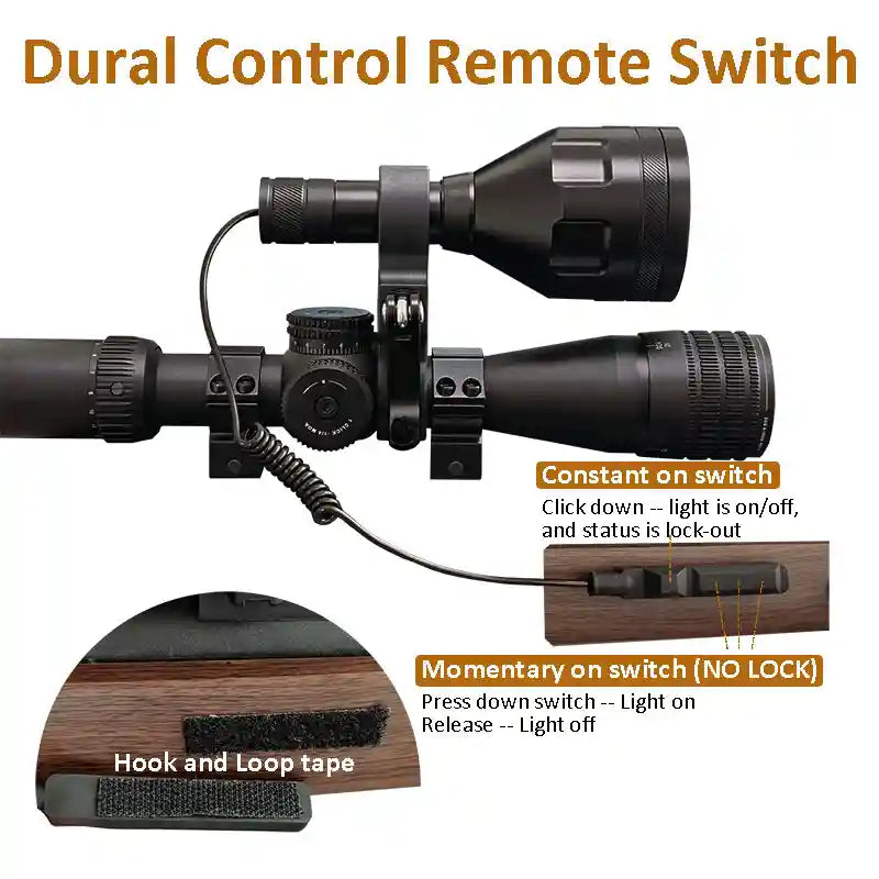 Remote pressure switch gun light  SPALE XH 06