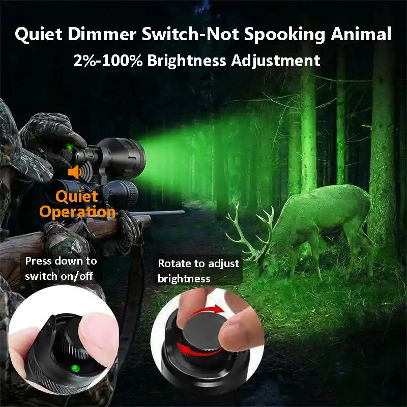 Steplessly adjust brightness dimmer switch predator ligth saple XH 06
